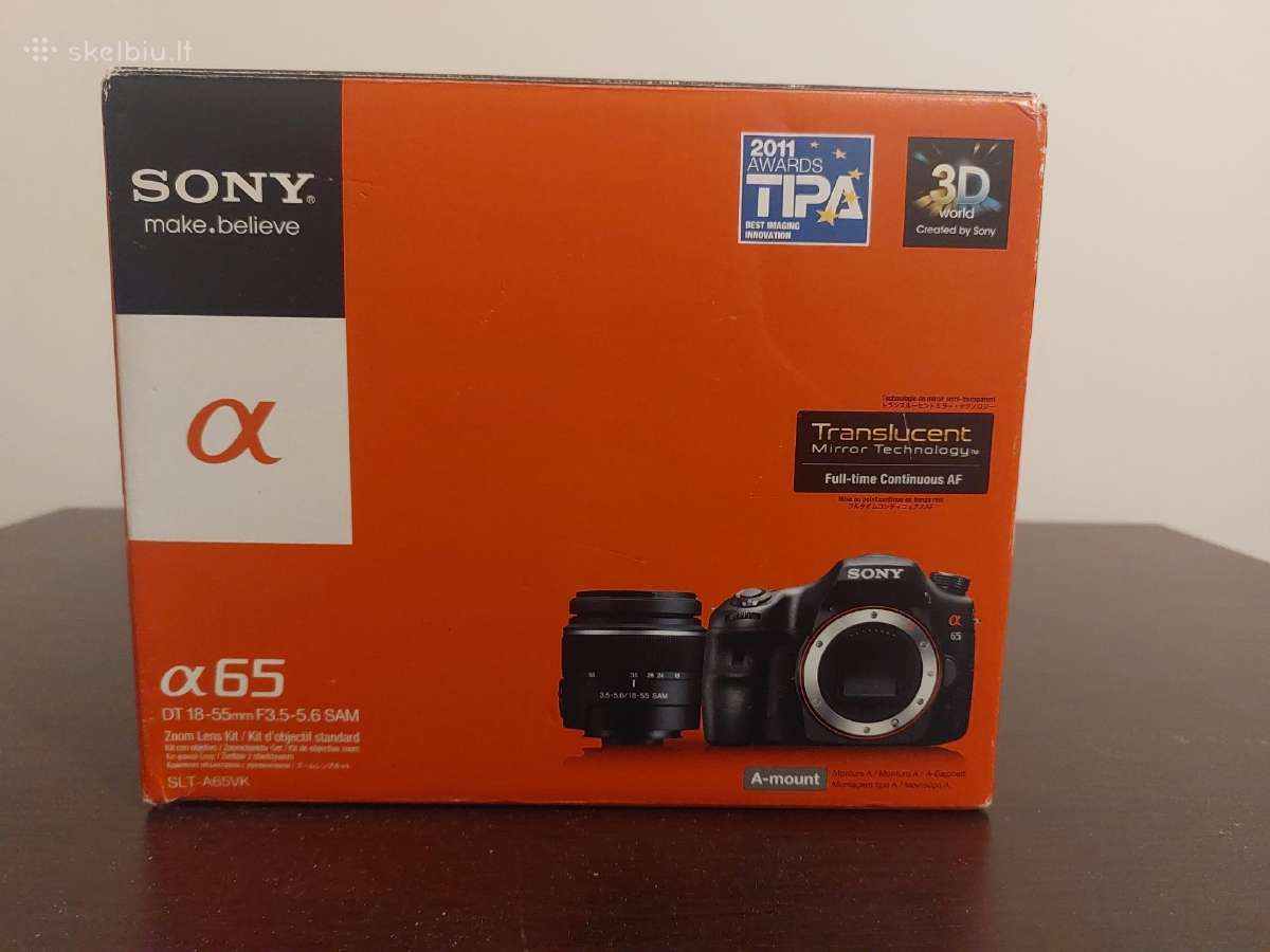Fotoaparatas Sony Alpha Slt-a65 - nuotraukos Nr. 8