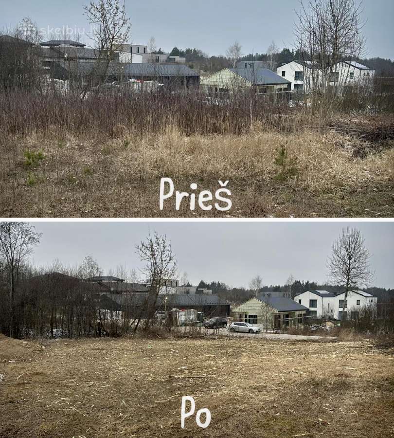 Vejos įrengimas / Apleistų sklypų frezavimas - nuotraukos Nr. 2