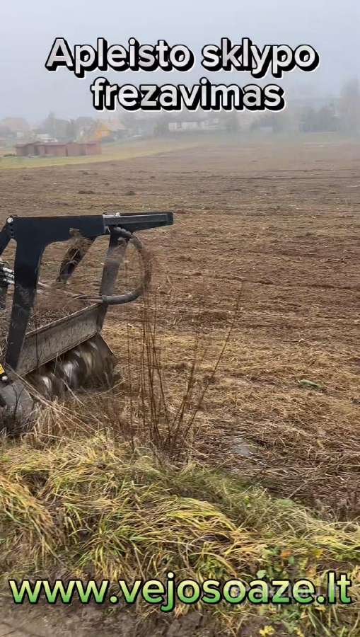 Vejos įrengimas / Apleistų sklypų frezavimas - nuotraukos Nr. 18