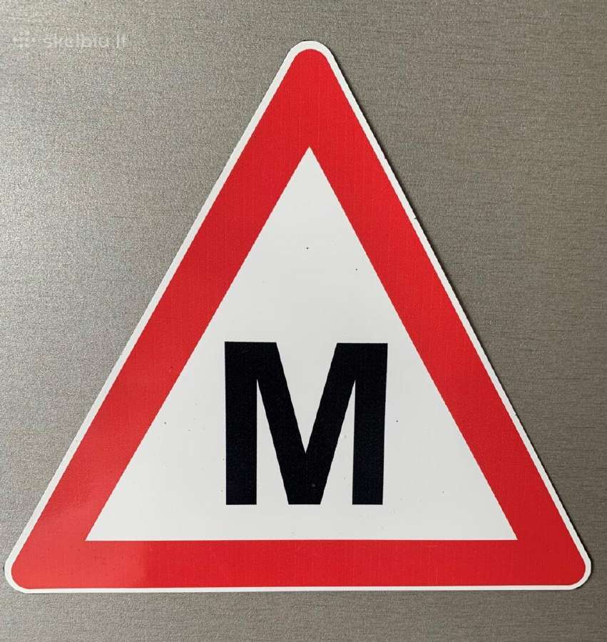 Magnetinis M Ženklas 1.50 Eur