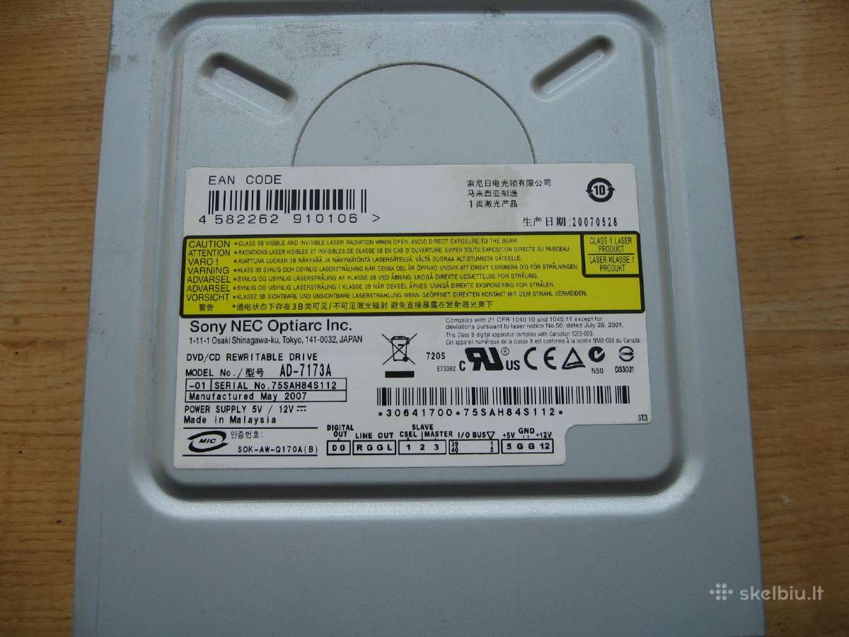 Dwd Rw LG, Samsung Sh-s203 ir Sony Nec Ad - 7173a - nuotraukos Nr. 4