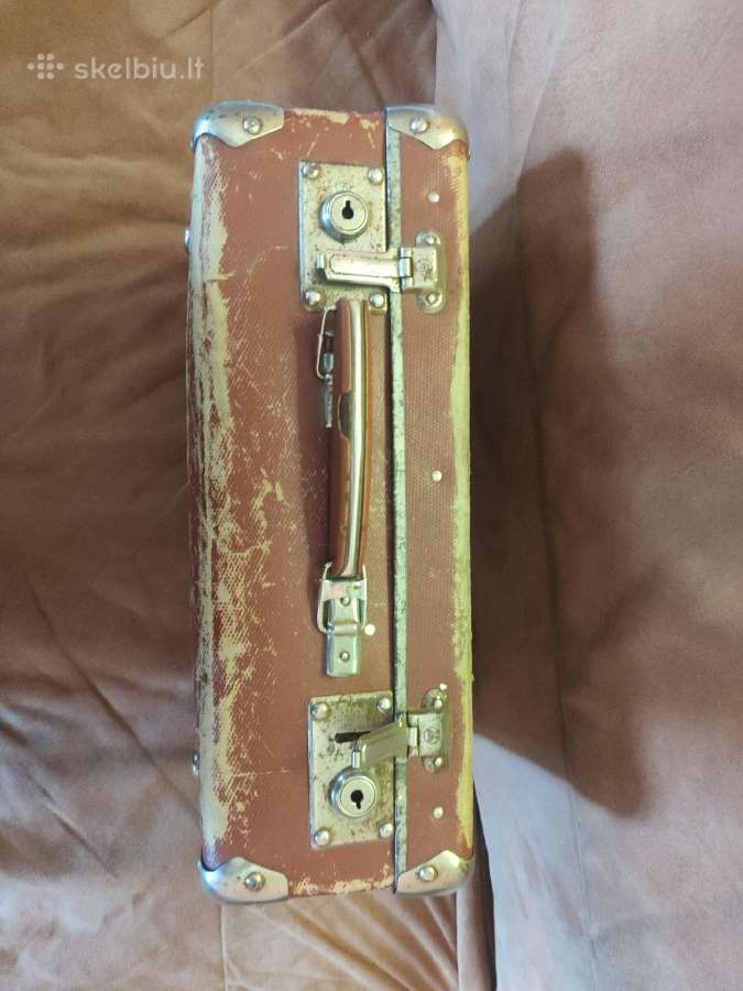 Vintažiniai lagaminai (čemodanai) 20€ abu - nuotraukos Nr. 3