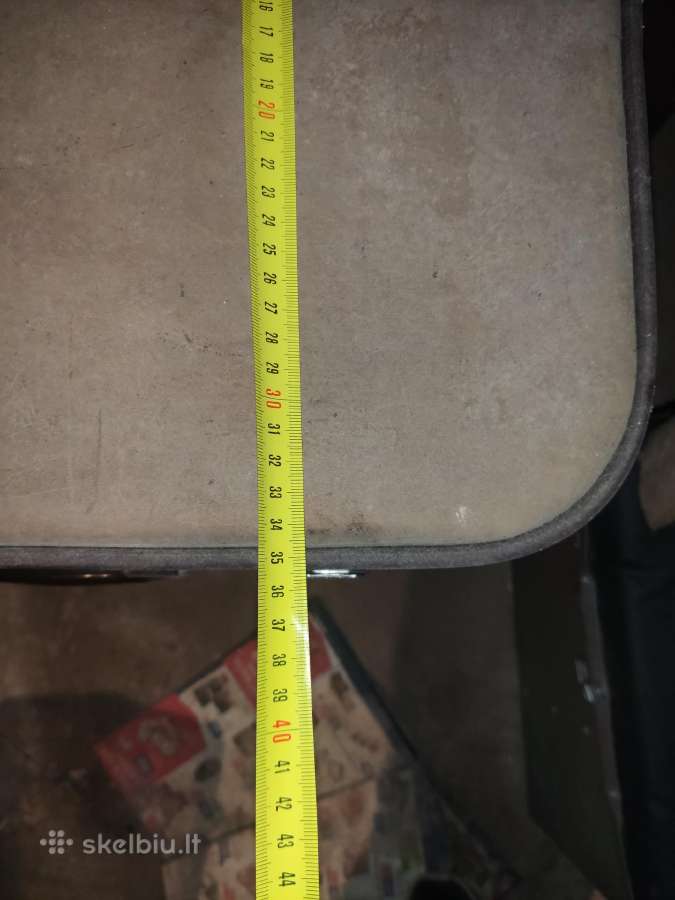Vintažiniai lagaminai (čemodanai) 20€ abu - nuotraukos Nr. 13