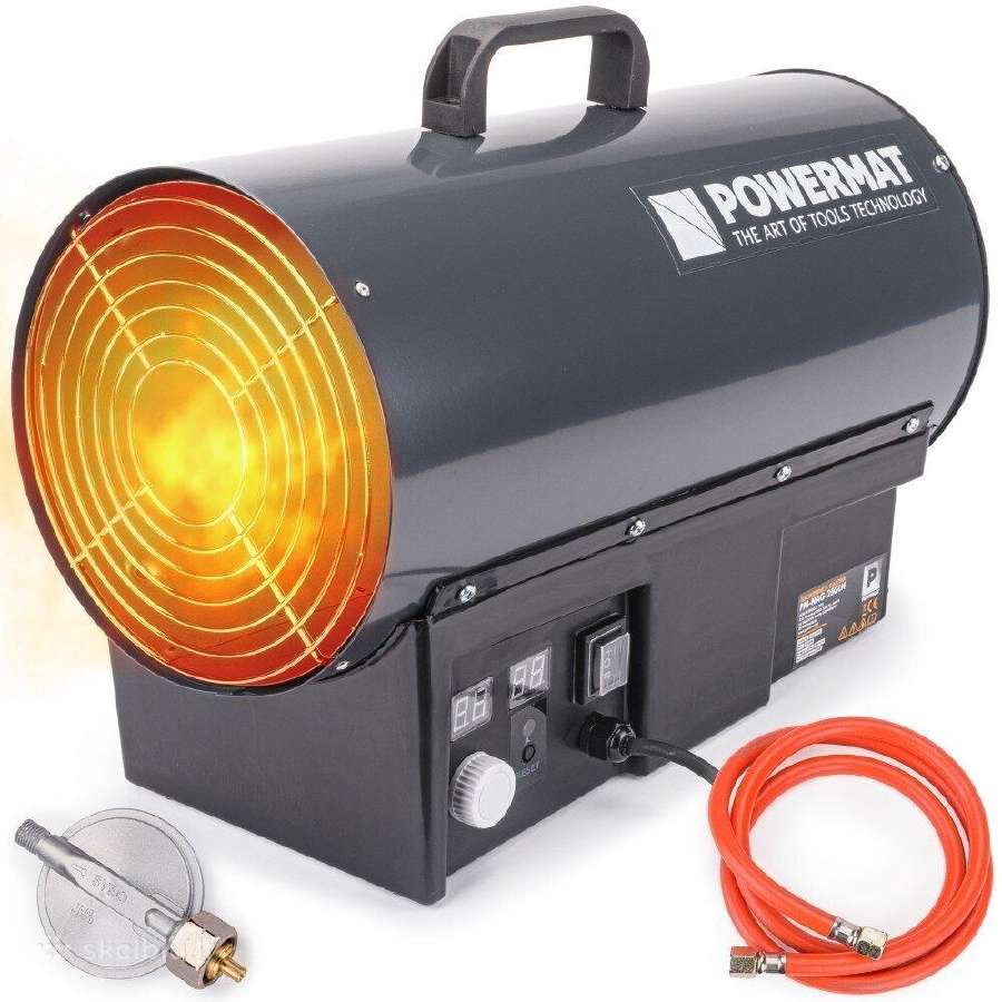 Dujinis šildytuvas 25kw su termostatu Powermat