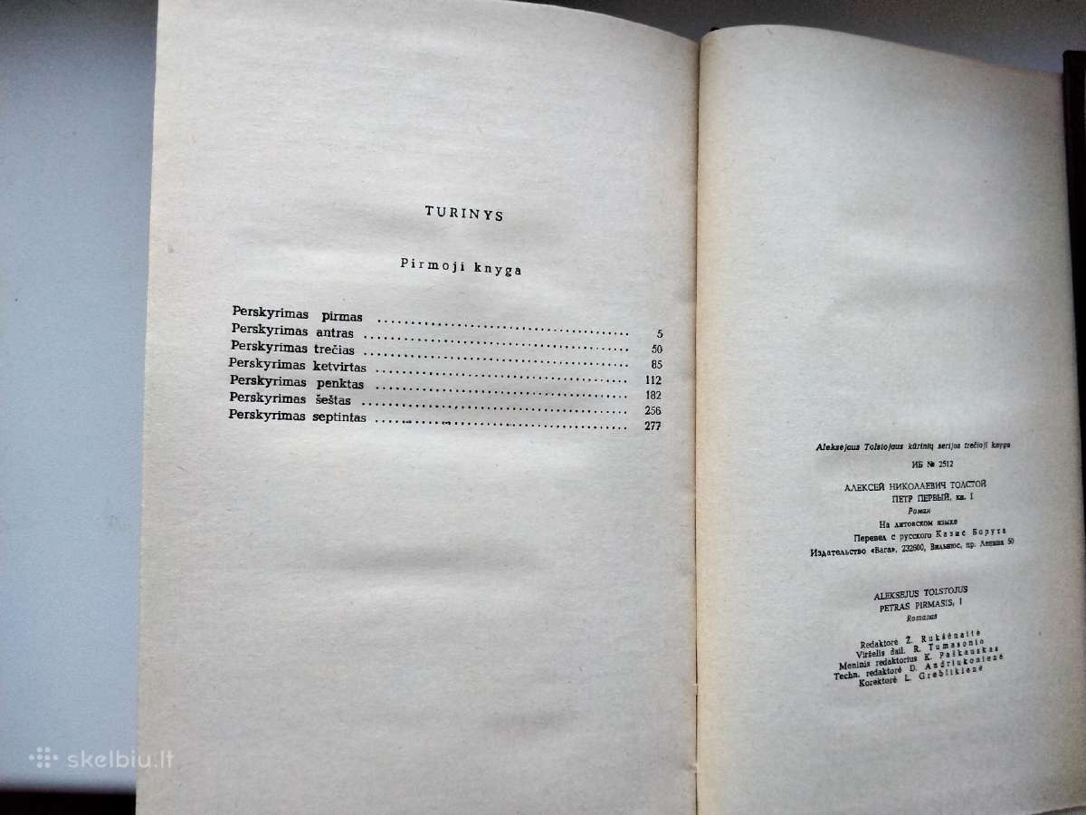 A. Tolstojus. Petras Pirmasis. Kn. 1,2,3 - nuotraukos Nr. 9
