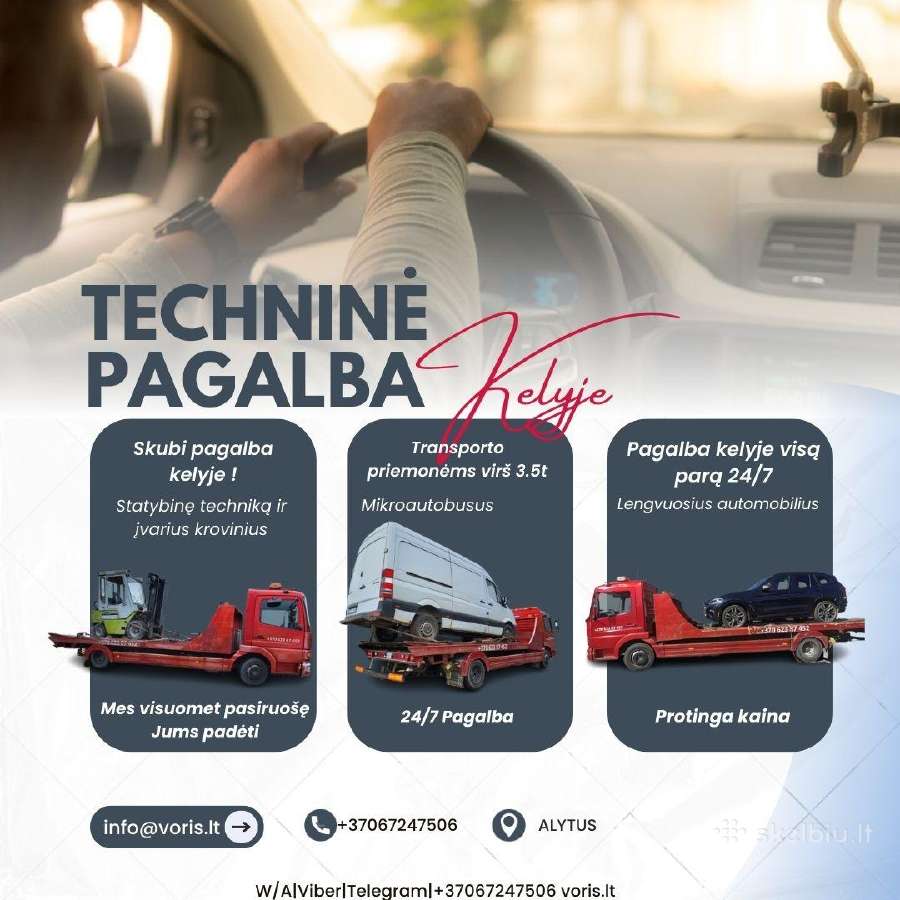Techninė Pagalba Kelyje - Skubi pagalba kelyje | A19776353