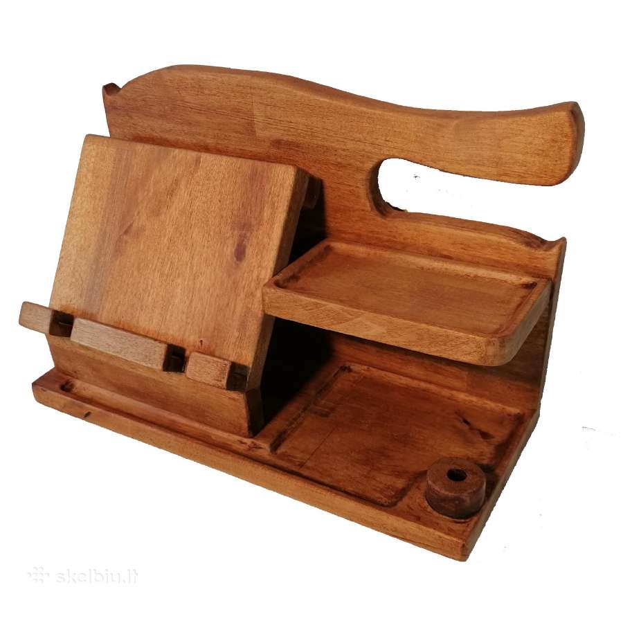 Stovas telefonui / planšetei / lentynėlė daiktams