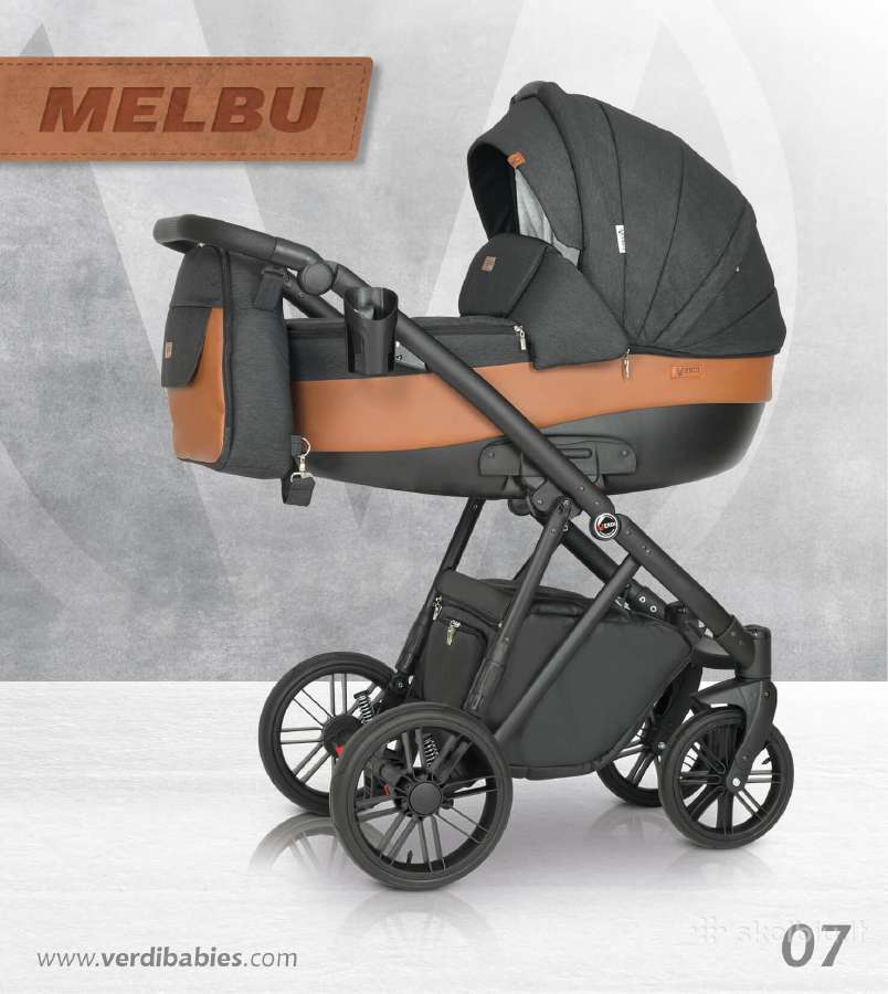 Nauji Verdi Melbu 3 in 1 vežimėliai - nuotraukos Nr. 2