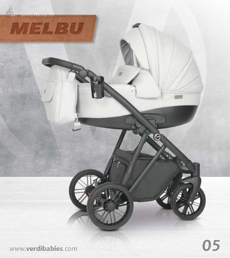 Nauji Verdi Melbu 3 in 1 vežimėliai - nuotraukos Nr. 5