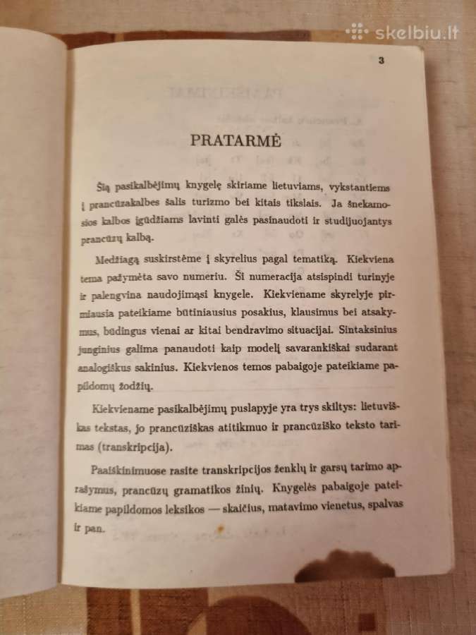 Lietuviškų - prancūziškų pasikalbėjimų knygelė - nuotraukos Nr. 3