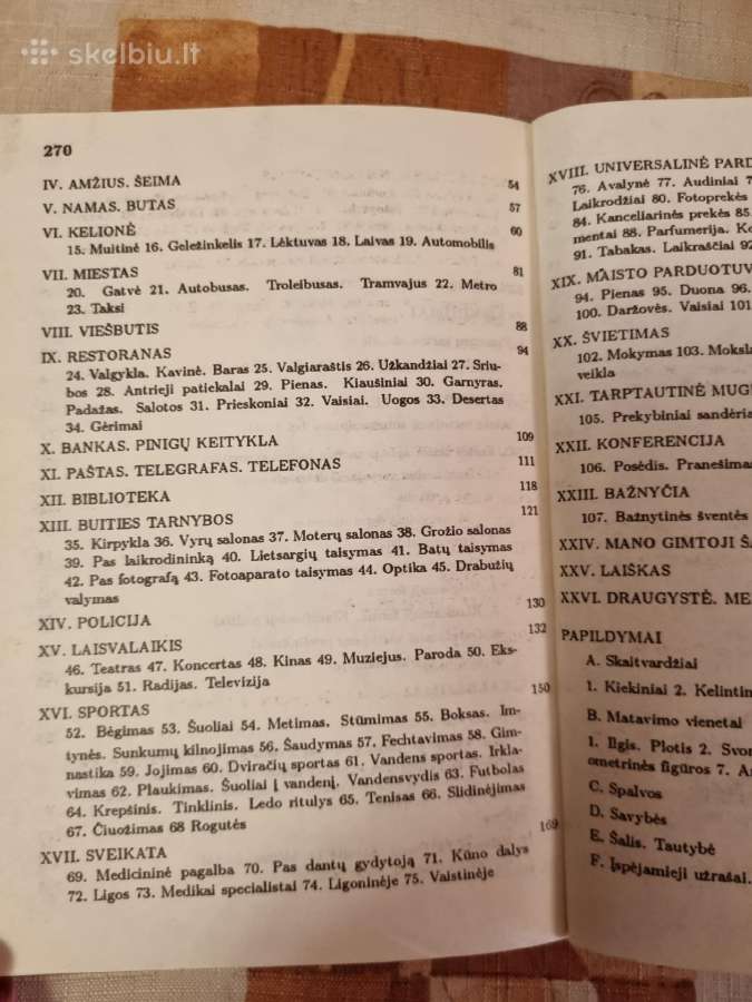 Lietuviškų - prancūziškų pasikalbėjimų knygelė - nuotraukos Nr. 5