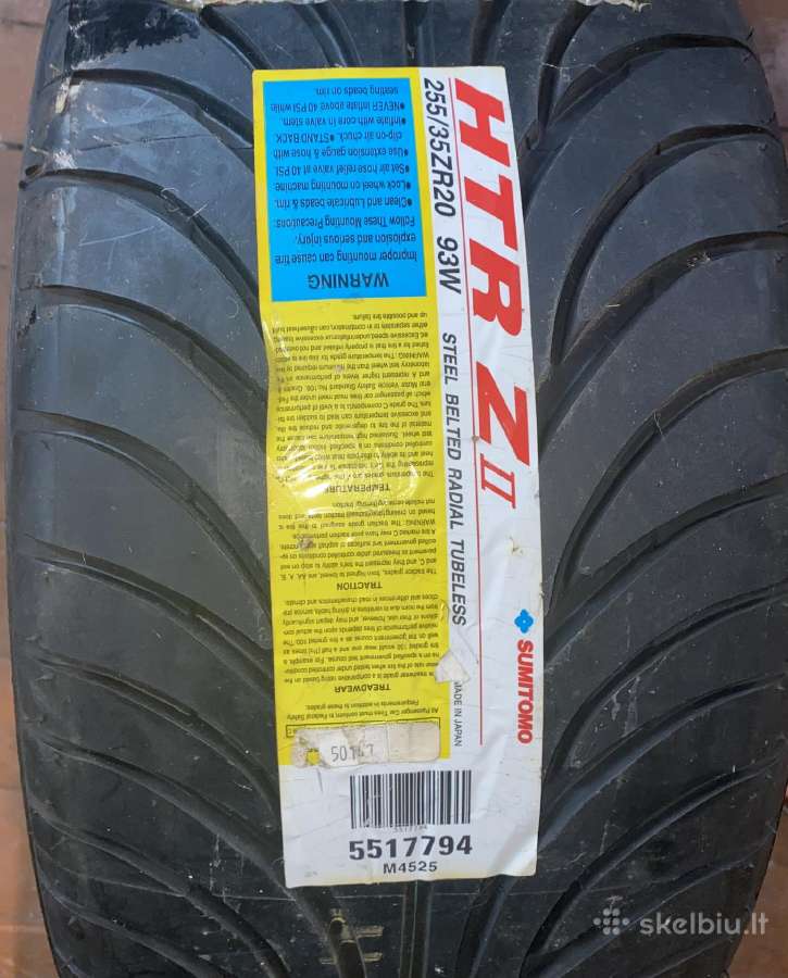 4 vnt Sumitomo Htr Z II 255/35 R20 93w Padanga