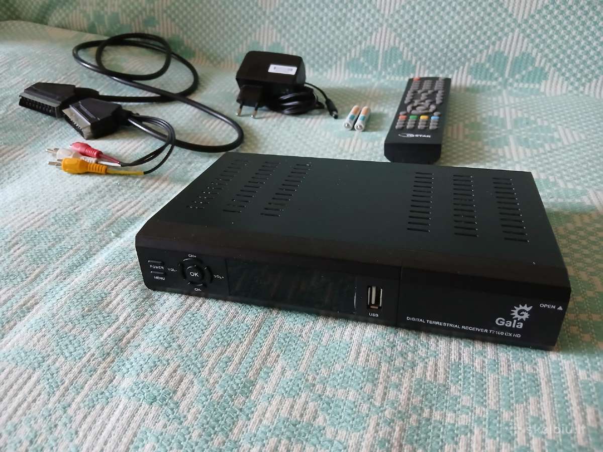 Gala TV Digital terrestrial receiver t7100 CX HD - nuotraukos Nr. 3