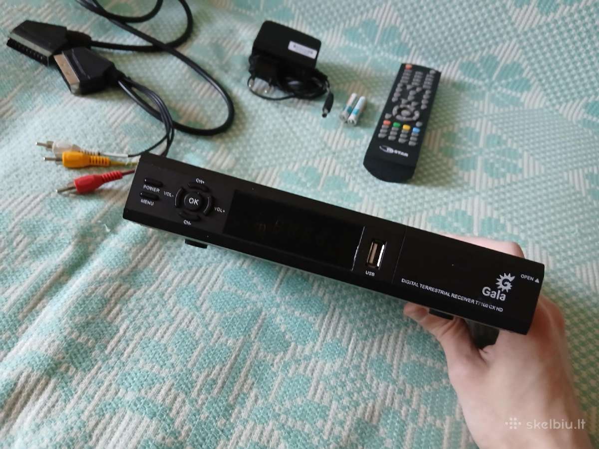 Gala TV Digital terrestrial receiver t7100 CX HD - nuotraukos Nr. 8