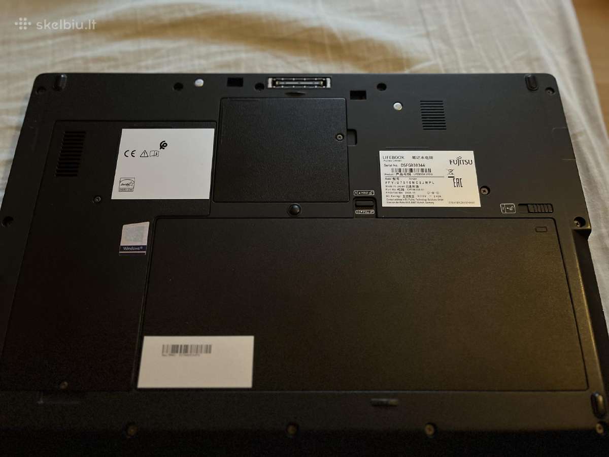 Parduodamas Fujitsu Lifebook U7510 - nuotraukos Nr. 3