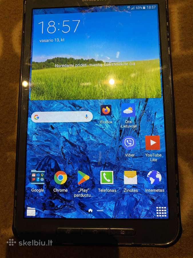 Planšetė Samsung sm t365 su sim kortele