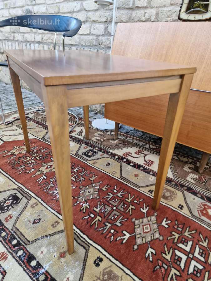 Vintažinis midcentury riešutmedžio kavos staliukas - nuotraukos Nr. 18