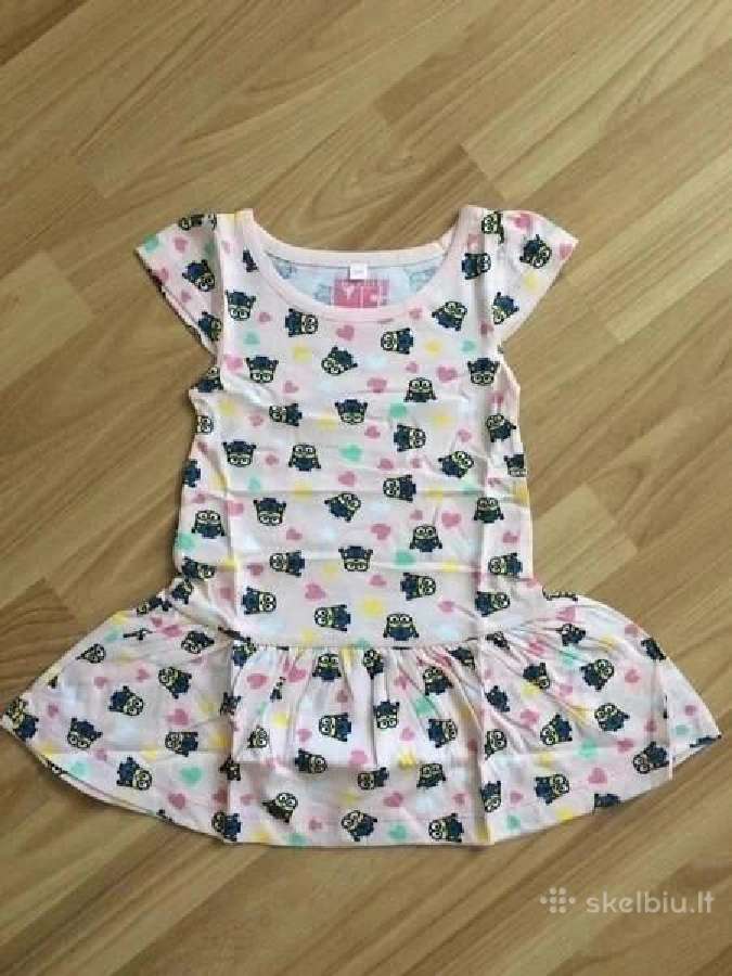 Žaisminga suknelė su minionais