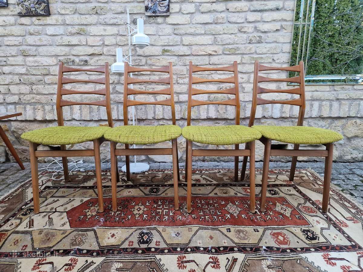 Vintaźinės mid century bukmedžio kėdės - nuotraukos Nr. 8