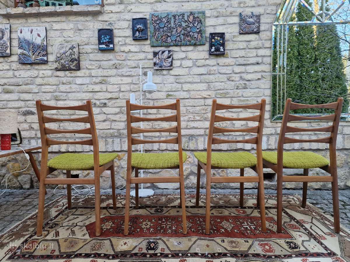 Vintaźinės mid century bukmedžio kėdės - nuotraukos Nr. 15