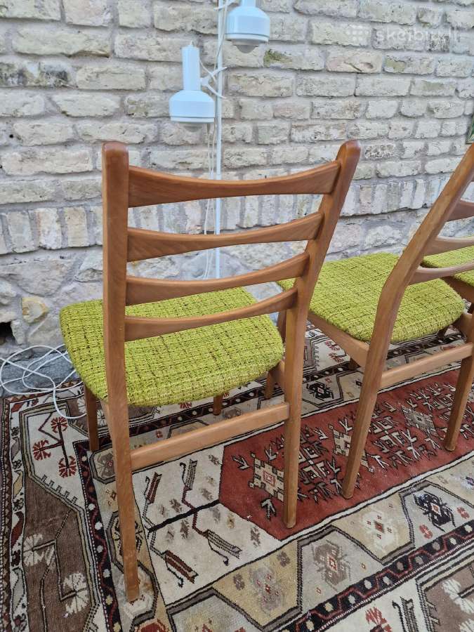 Vintaźinės mid century bukmedžio kėdės - nuotraukos Nr. 23