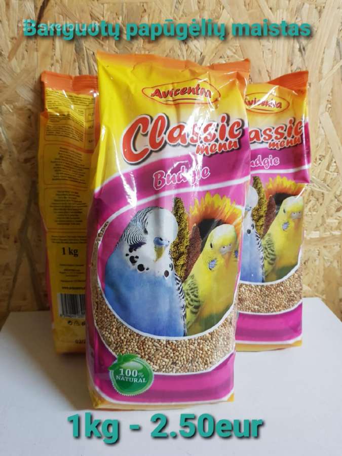 Profesionalus maistas papugoms
