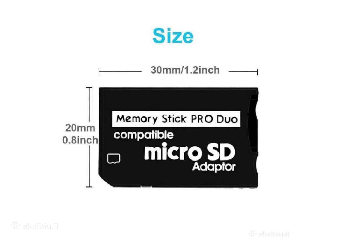 Micro Sd - Memory Stick Pro Duo adapteris - nuotraukos Nr. 4