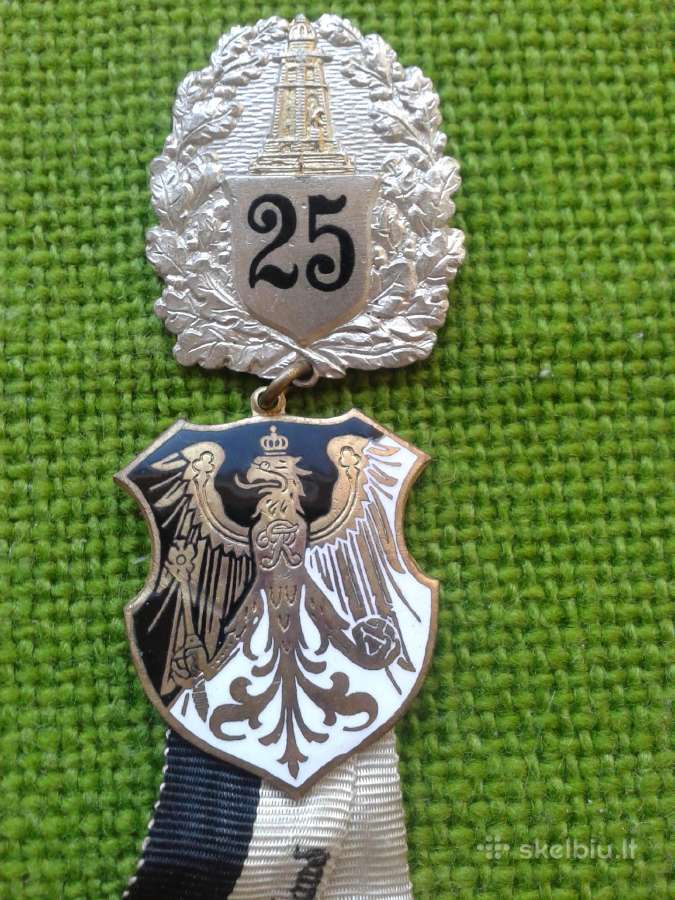 Vokiškas Prūsijos veteranų sajungos garbės ženklas - nuotraukos Nr. 2