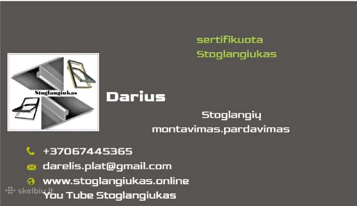 Naudoti stoglangiai Vilniuje pardavimas montavimas - nuotraukos Nr. 27