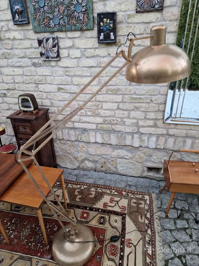 Vintažinis mid century modern variuotas toršeras - nuotraukos Nr. 16