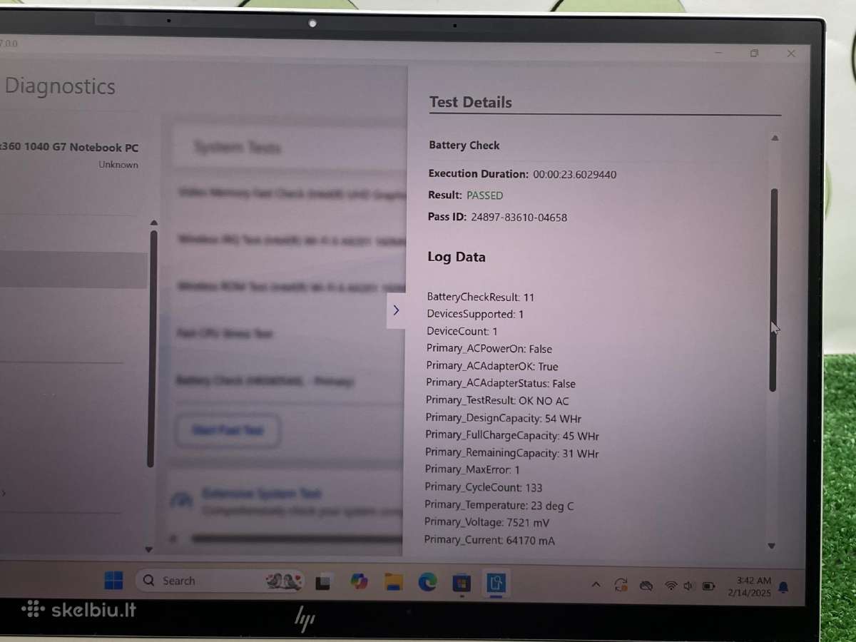 Hp Elitebook x360 1040 G7 16ram 256ssd i7-10610u - nuotraukos Nr. 6