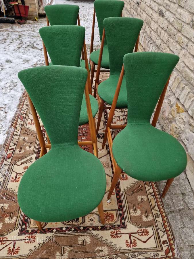 Vintažinės mid century Space Age autorinės kėdės - nuotraukos Nr. 2