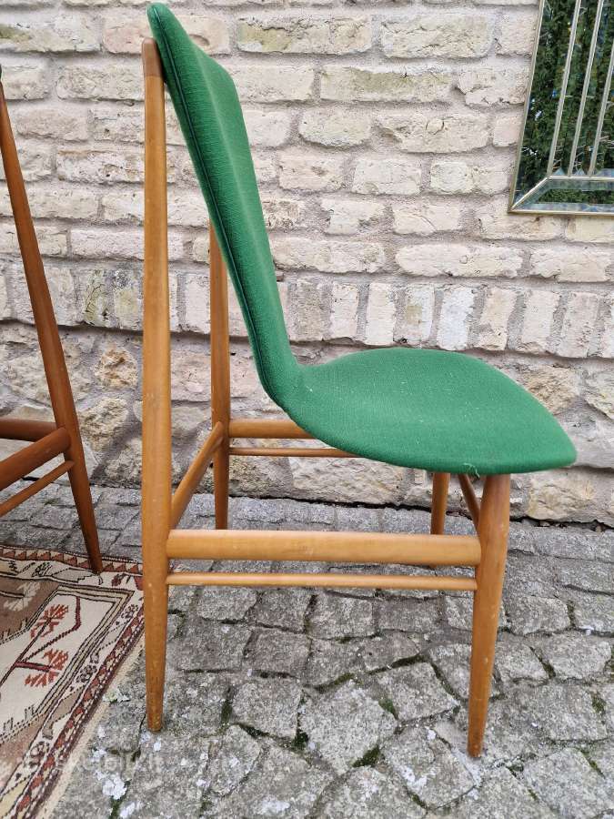 Vintažinės mid century Space Age autorinės kėdės - nuotraukos Nr. 12