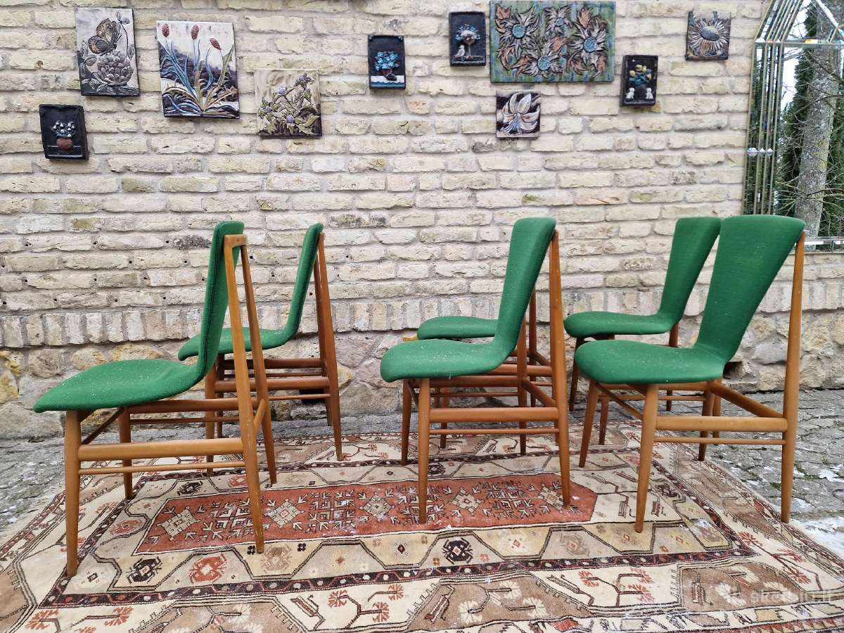Vintažinės mid century Space Age autorinės kėdės - nuotraukos Nr. 22