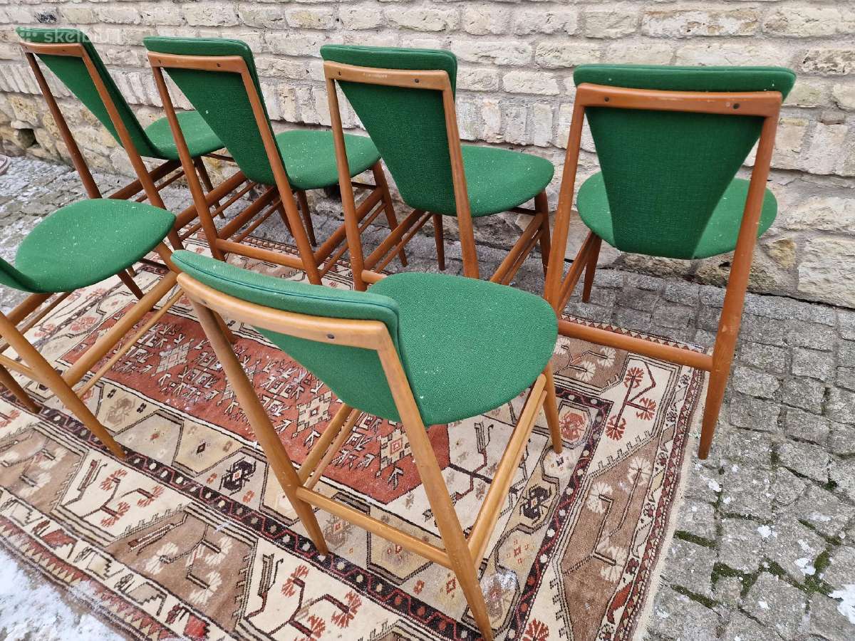 Vintažinės mid century Space Age autorinės kėdės - nuotraukos Nr. 24