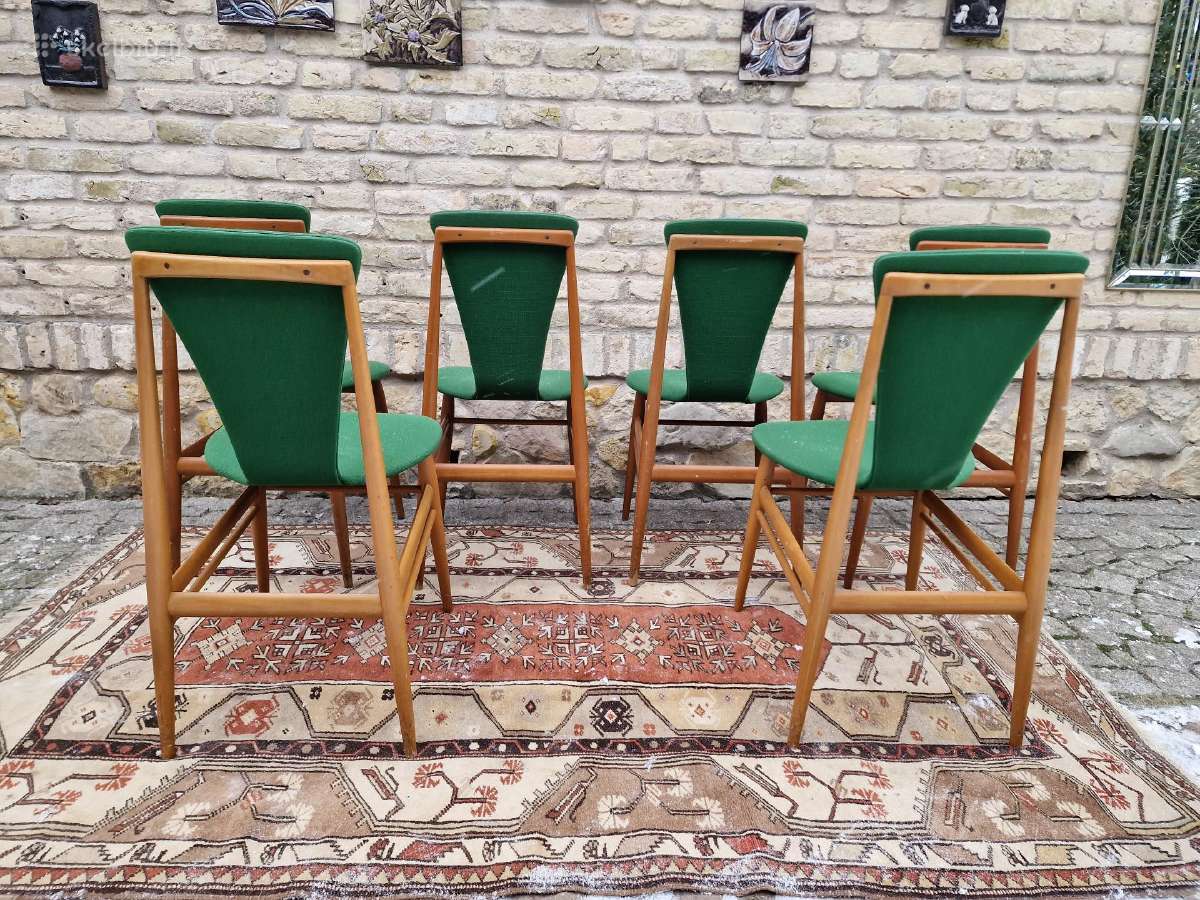 Vintažinės mid century Space Age autorinės kėdės - nuotraukos Nr. 28