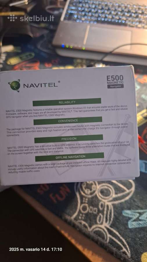 Navitel E500 Magnetic su sunkvežimio profiliu - nuotraukos Nr. 4