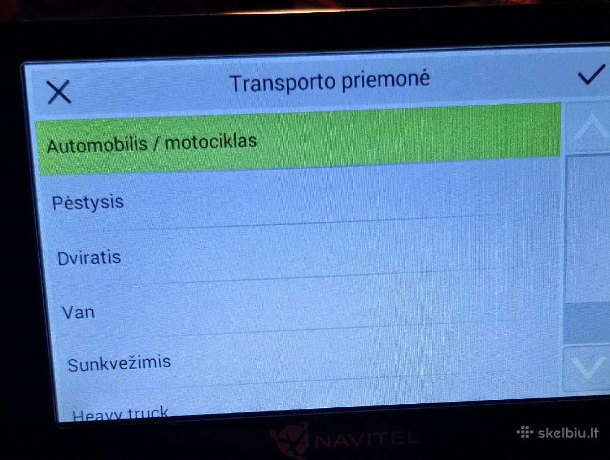 Navitel E500 Magnetic su sunkvežimio profiliu - nuotraukos Nr. 7