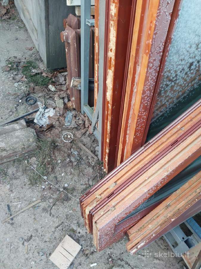 Dėvėti mediniai ir plastikiniai langai - nuotraukos Nr. 4