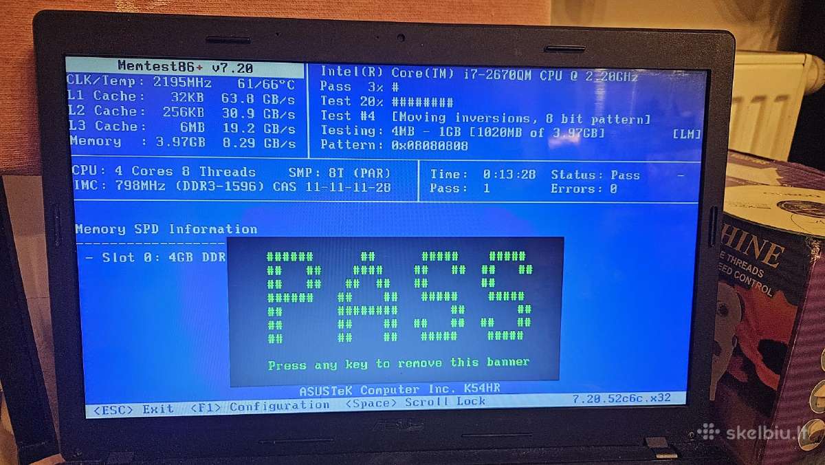 Samsung Ddr3 4gb 1600 MHz - nuotraukos Nr. 3