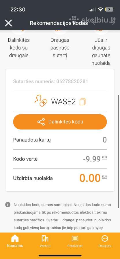 Elektrum nuolaidos kodas