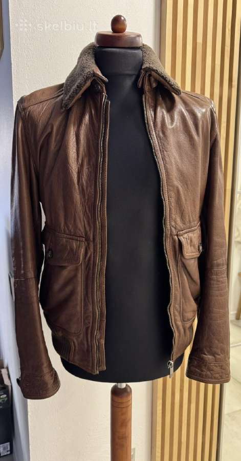 Vyriška odinė striukė “Massimo dutti