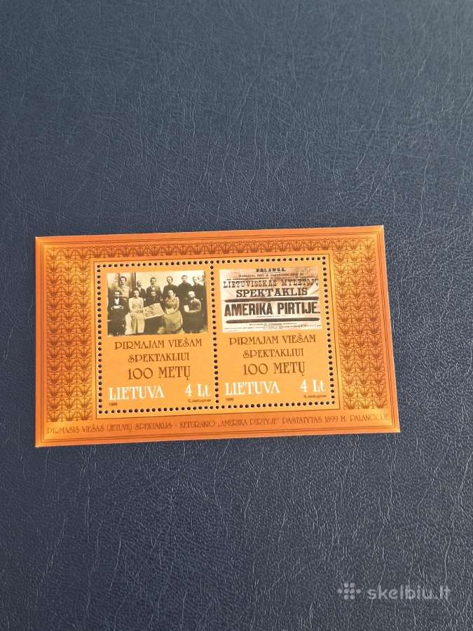 Lietuva 1999 m. Pirmasis spektaklis, blokas švarus
