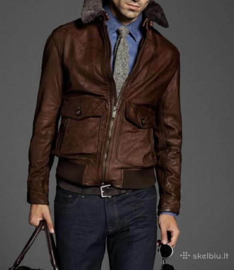 Vyriška odinė striukė “Massimo dutti - nuotraukos Nr. 5