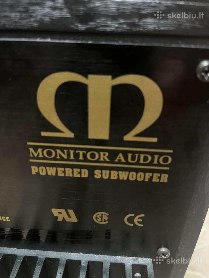 Zemu dazniu garsiak- Monitor Audio Asw 100:sound - nuotraukos Nr. 4