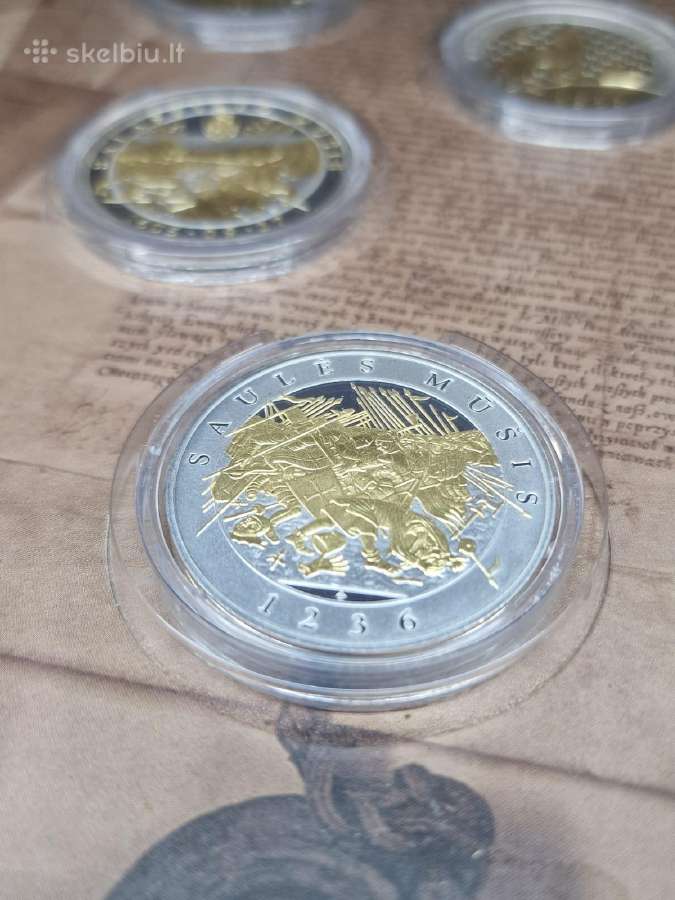 Lietuvos istorijos įvykiai III, medalių kolekcija - nuotraukos Nr. 4