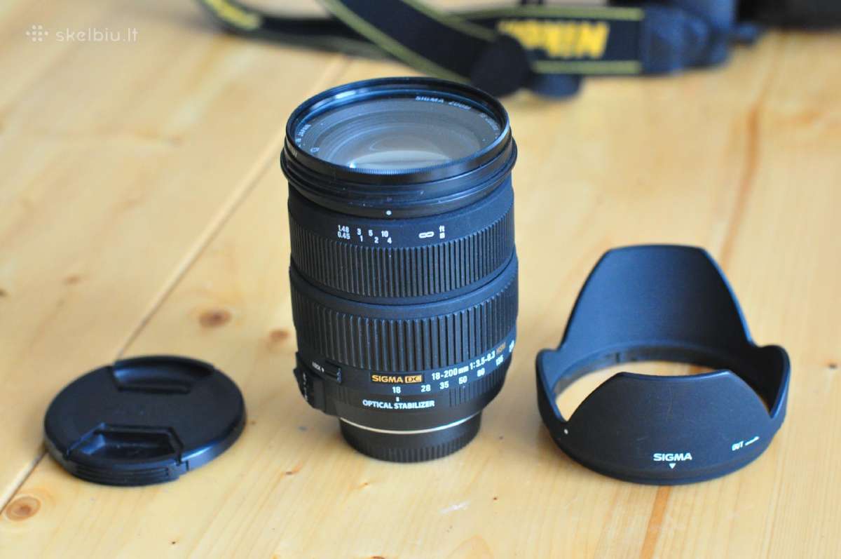 Sigma Dc OS 18-200mm f/3.5-6.3 Hsm Art Nikon F