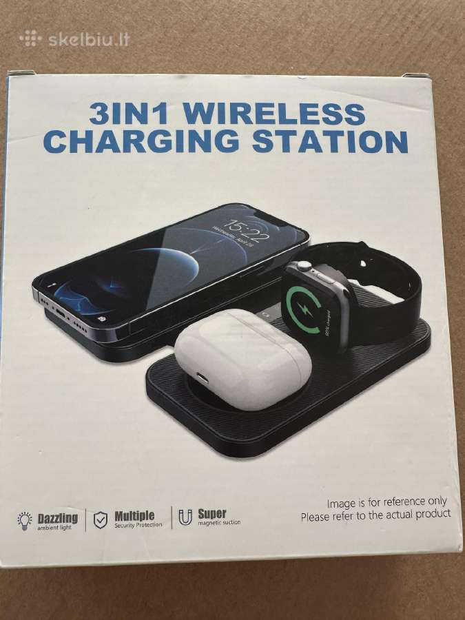 3in 1 wireless charging station