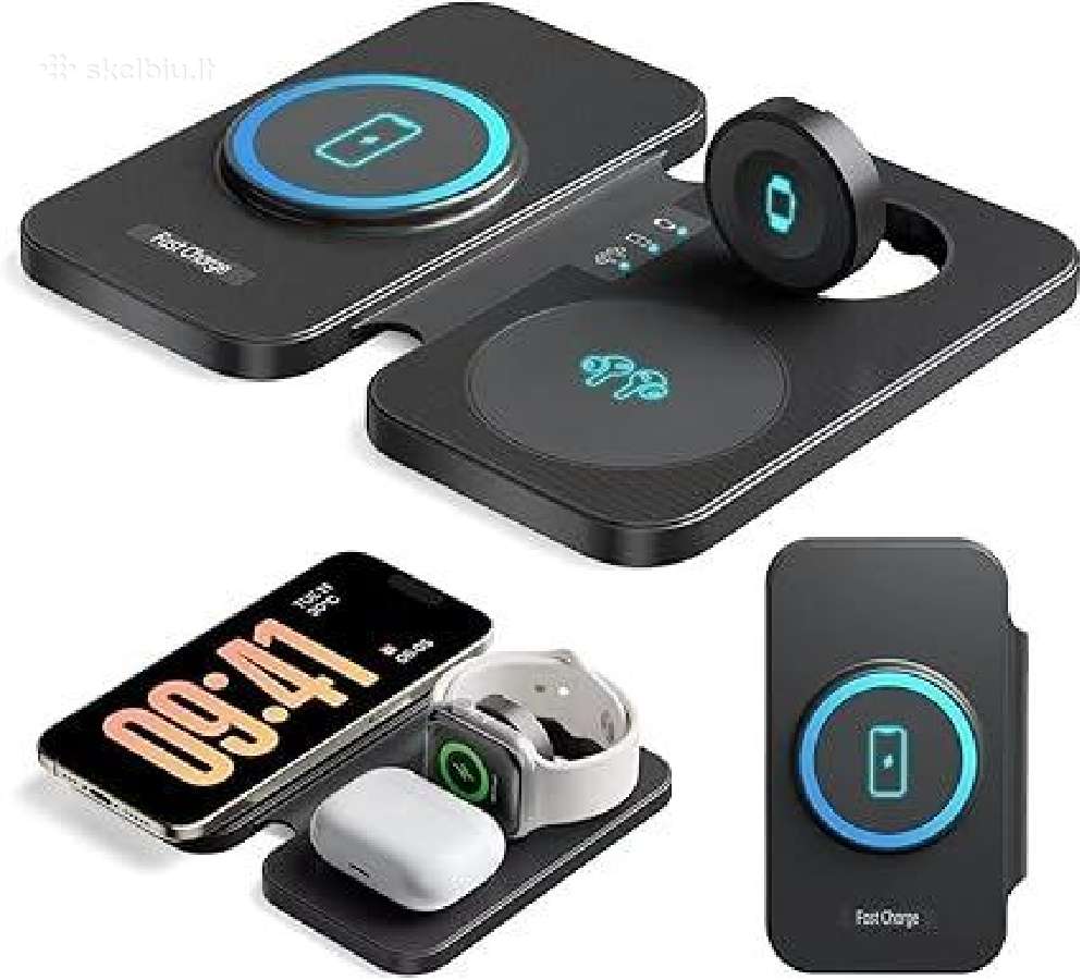 3in 1 wireless charging station - nuotraukos Nr. 5