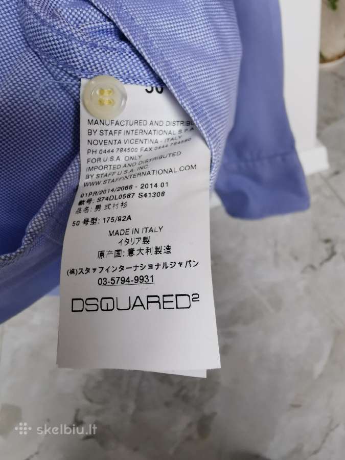 Dsquared2 originalūs marškiniai L dydis - nuotraukos Nr. 5